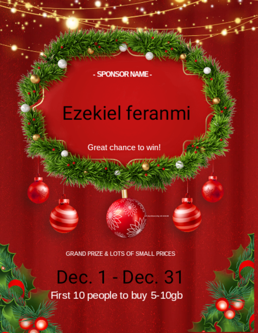 Christmas promo